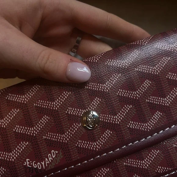 Burgundy Canvas Tote Bag - Picture 5 of 7